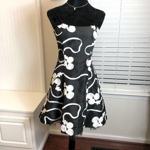 Black and white party dress by Let’s